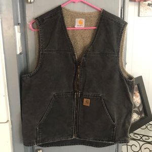 Carhartt Denim with a wool lining vest